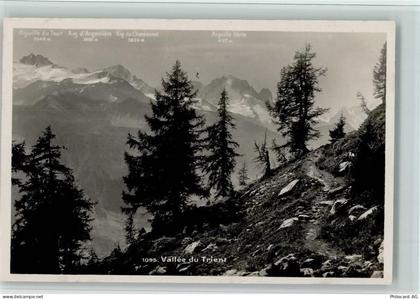 1929 Trient - Vallée du Trient Bäume - 12115828