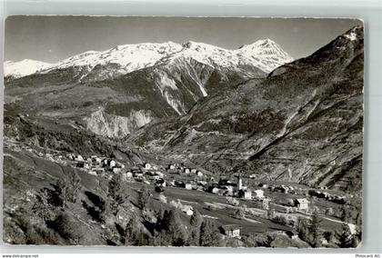 3944 Unterbäch VS - Niven Balmhorn Hotel Edelweiss Metzgerei Kirche - 10587566