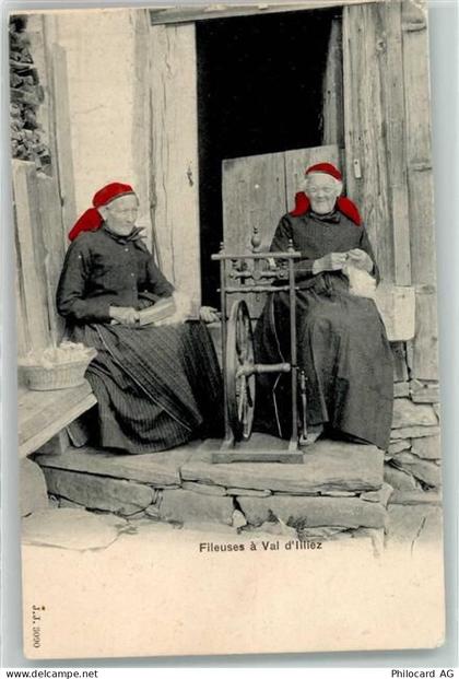 1873 Val-dIlliez - Fileuses - 39407495