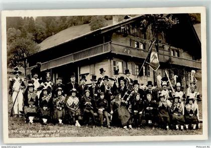 1873 Val-dIlliez - Musikgruppe Musique de 1830 Trachten - 13901194