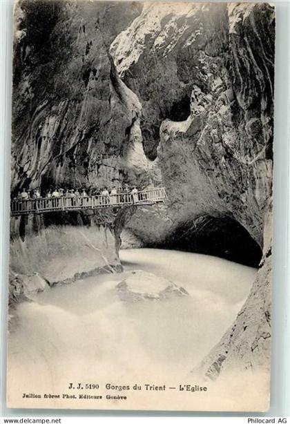 1904 Vernayaz 1907 - Gorges du Trient l Eglise - 10600548