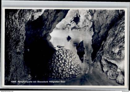 Baar ZG Baar Nymphenquelle Bienenkorb Hoellgrotte