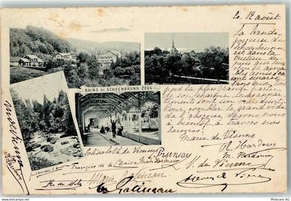 6300 Zug Zugo 1898 - Bains de Schoenbrunn Zoug - 13249445