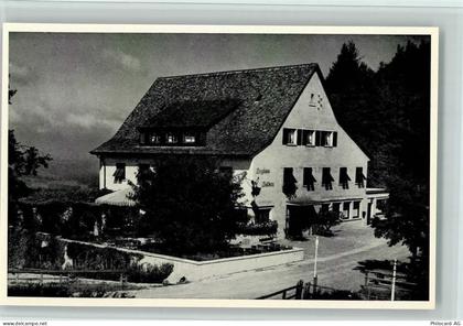 8143 Stallikon 1954 - Berghaus Baldern , sehr gute Erhaltung AK - 13213361