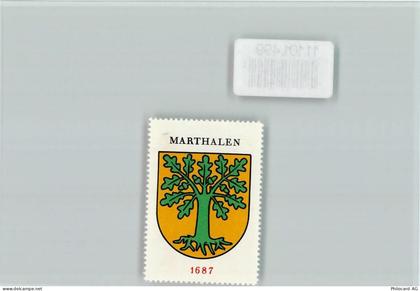 8460 Marthalen - Vignette Wappen Kaffee Hag ca 1920-1940 Marthalen - 11101499