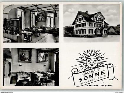 8903 Birmensdorf ZH Foto AK Gasthaus Sonne - 14000781