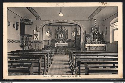 AK Hausen am Albis, Innenansicht Katholische Kirche