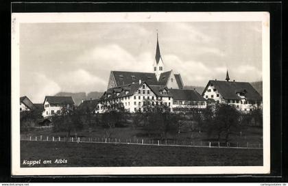 AK Kappel am Albis, Teilansicht mit Kirche