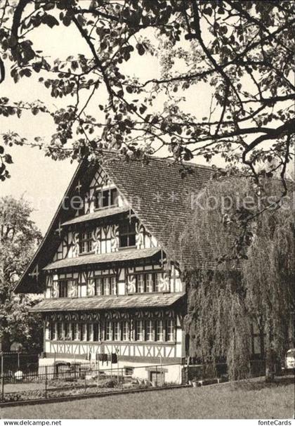 Hombrechtikon Bauernhaus Baumbluete Blaukreuz Jugendwerk