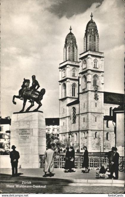 Zuerich ans Waldmann Denkmal