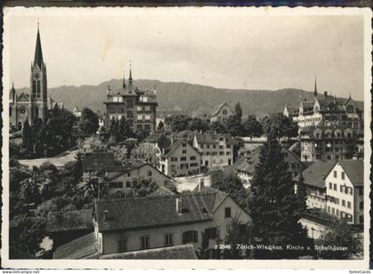 Zuerich Wiedikon Kirche Schulhaeuser