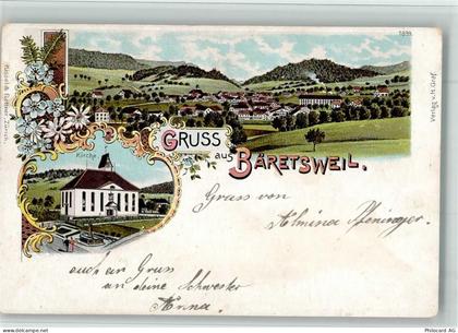 8344 Bäretswil 1899 BOAKC Lithographie - 13700341
