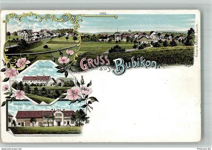 8608 Bubikon 1899 BOAKC Bahnhof Eisenbahn Ritterhaus Anstalt Friedhelm... - 13717464