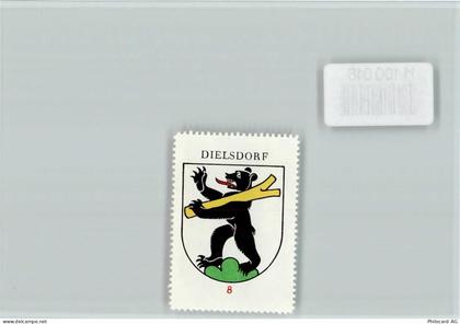 8157 Dielsdorf - Vignette Wappen Kaffee Hag ca 1920-1940 - 11100018
