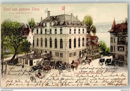 8703 Erlenbach ZH 1902 - Hotel zu goldenen Kreuz - 13276542