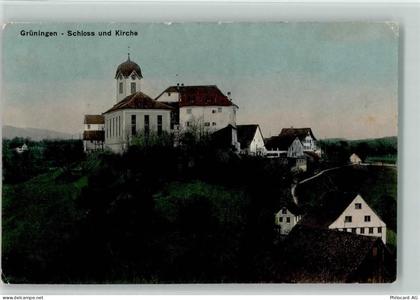 8627 Grüningen - Schloss und Kirche - 13218143