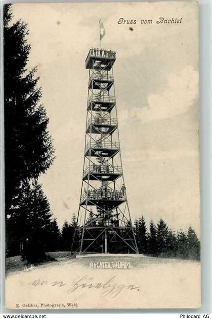 8340 Hinwil 1905 - Bachtel Turm - 10603647