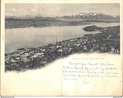 8810 Horgen Klapp AK Horgen und die Halbinsel Au - 13805718