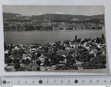 I121757 Cartolina Svizzera - Kusnacht - panorama - VG 1952