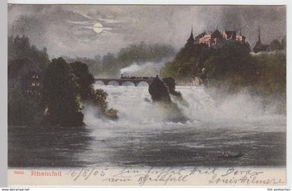 (25295) AK Laufen-Uhwiesen, Rheinfall, Schloss Laufen 1905
