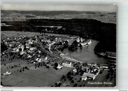 8462 Rheinau 1962 Foto AK Fliegeraufnahme - 10749436