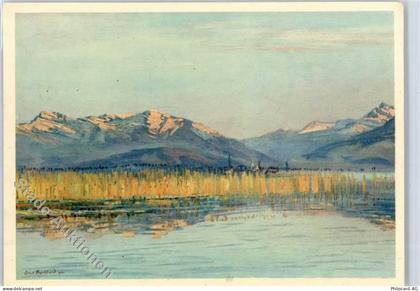 8805 Richterswil - Obersee, Lac de Zurich, Sign. Ernst Burkhard - 51281857