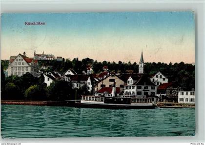 8803 Rüschlikon '1910 - Verlag Carl Künzli 4703 - Dampfer - 13213221