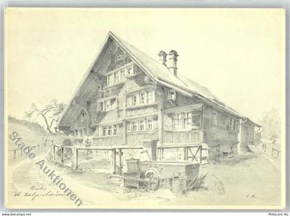 8630 Rüti ZH Künstlerkarte Appenzeller Haus - 51796486