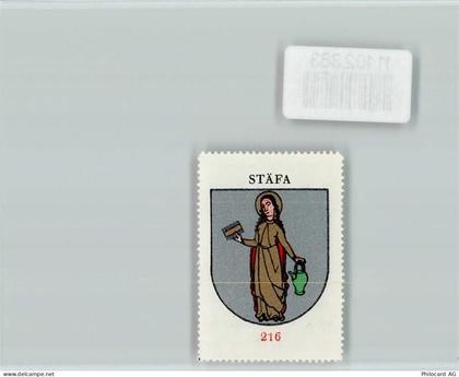 8712 Stäfa - Vignette Wappen Kaffee Hag ca 1920-1940 - 11102383