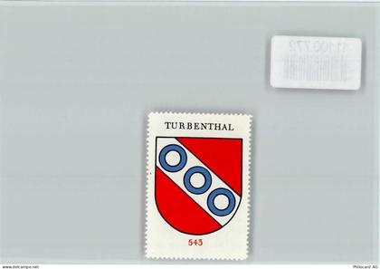 8488 Turbenthal - Vignette Wappen Kaffee Hag ca 1920-1940 Turbenthal - 11100772