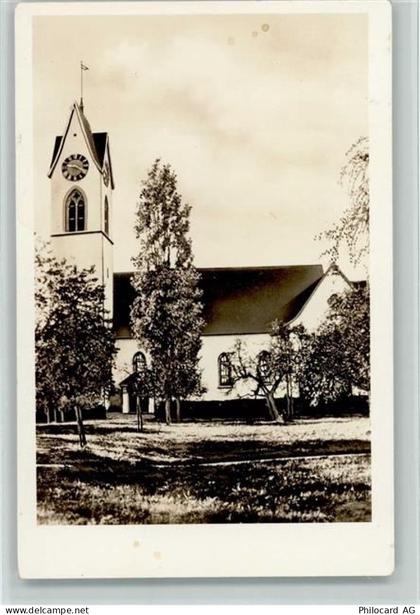 8707 Uetikon am See 1933 Foto AK Kirche AK - 13102078