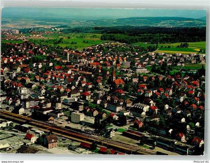 8304 Wallisellen Foto AK Fliegeraufnahme Bahnhof - 38022266