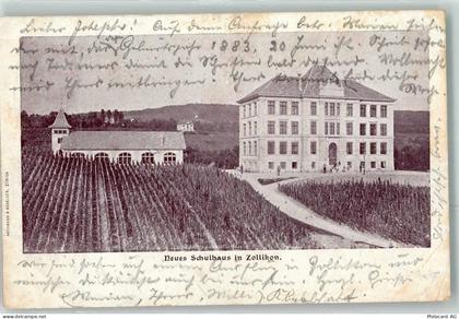 8702 Zollikon 1905 Gebrauchsspuren neues Schulhaus - 13276393