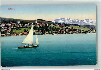 8702 Zollikon 1918 - Segelboot - 10623758