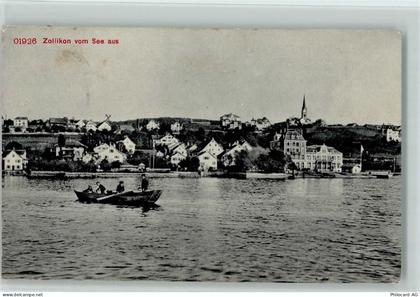 8702 Zollikon Gebrauchsspuren 1911 Ruderboot - 13119577