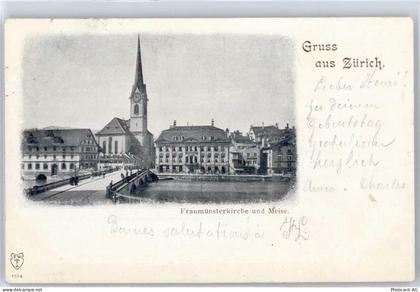 8000 Zürich - Fraumünsterkirche und Meise, altes Kaufhaus - 50943071