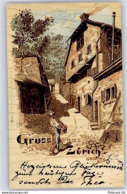 8000 Zürich - Ortspartie - 50944811