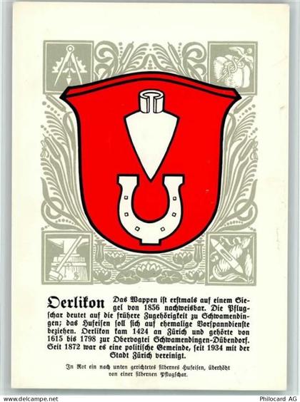 8000 Zürich - Wappen Oerlikon - 11052489