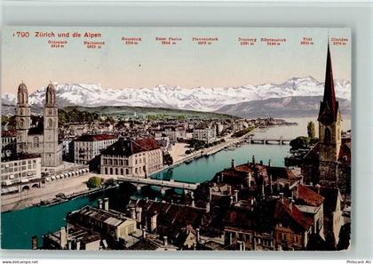 8000 Zürich - Zürich und die Alpen - 11059628