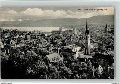 8000 Zürich - Zürich vom Polytechnikum - 12115685