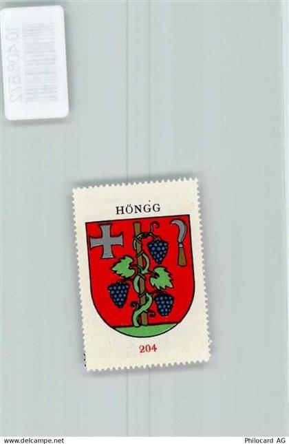 8049 Höngg - Vignette Wappen Kaffee Hag ca 1920-1940 Weinstock Rebmesser... - 10408872