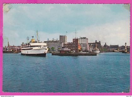 290317 / Sweden - Malmö - The Harbour with the Train Ferry Malmohus Building Ship PC Kruger Schweden Zweden