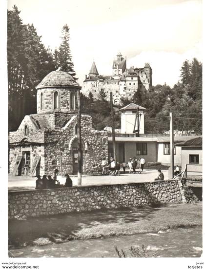 POSTAL    RUMANIA  -BURG BRAN BEI BRASOV