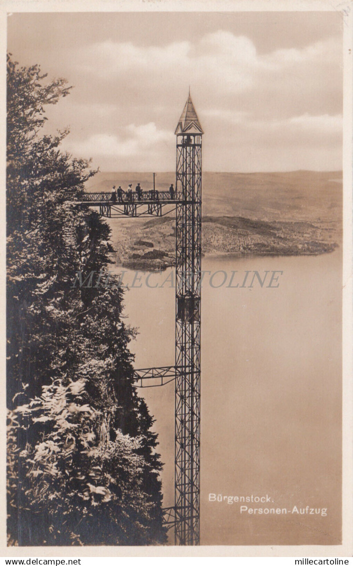 SWITZERLAND - Burgenstock - Personen-Aufzug - Photo Postcard