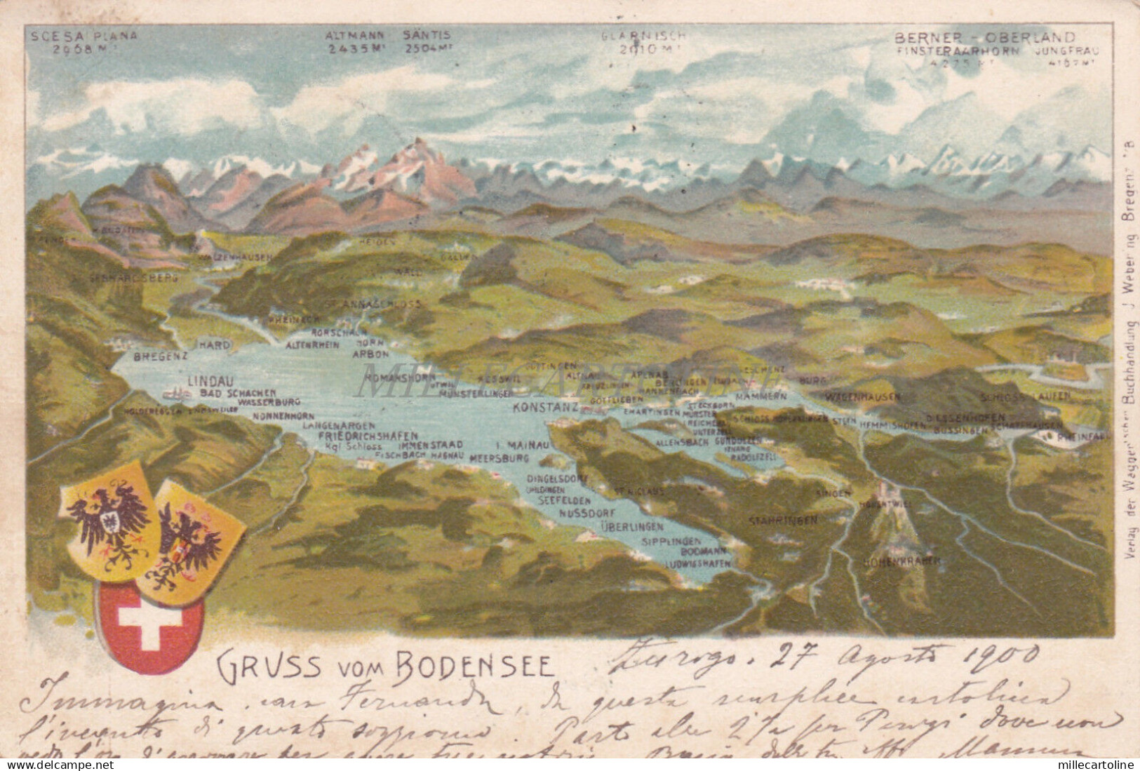 SWITZERLAND - Gruss vom Bodensee 1900