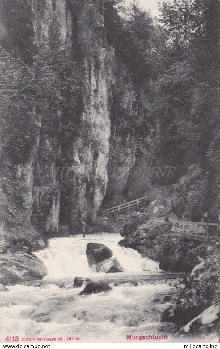 SWITZERLAND - Murgschlucht - Ambulant 1908