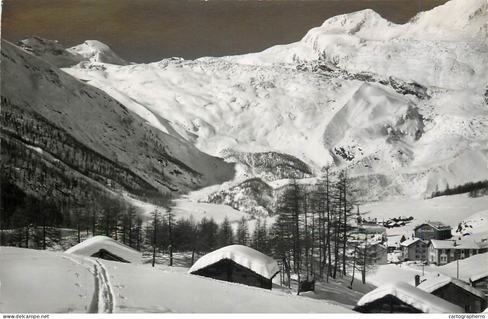 Switzerland Saas Fee Allalinhorn Alphubel