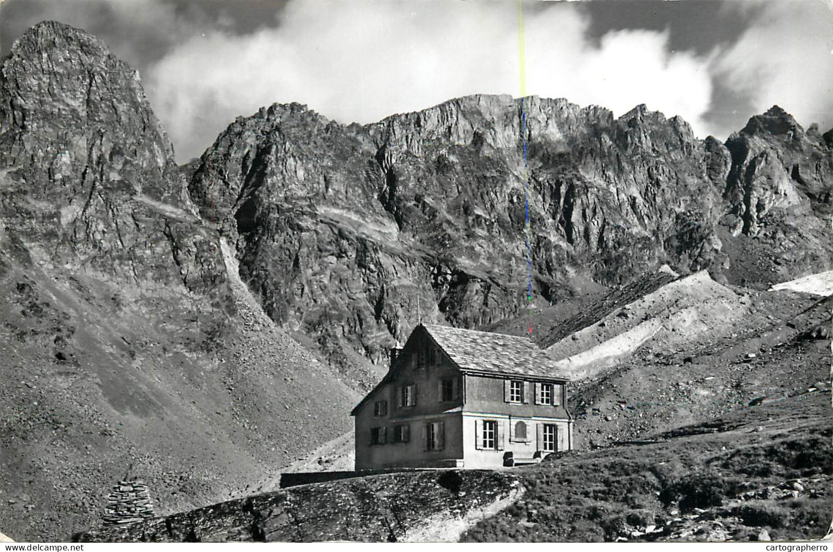 Switzerland Saas Tal Weissmieshutte Jaglgrat 1959