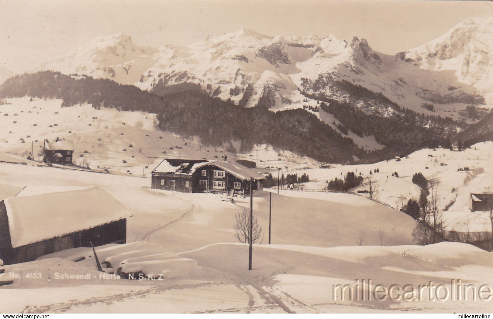 * SWITZERLAND - Schwende  Hutte N.S.K.Z. 1936
