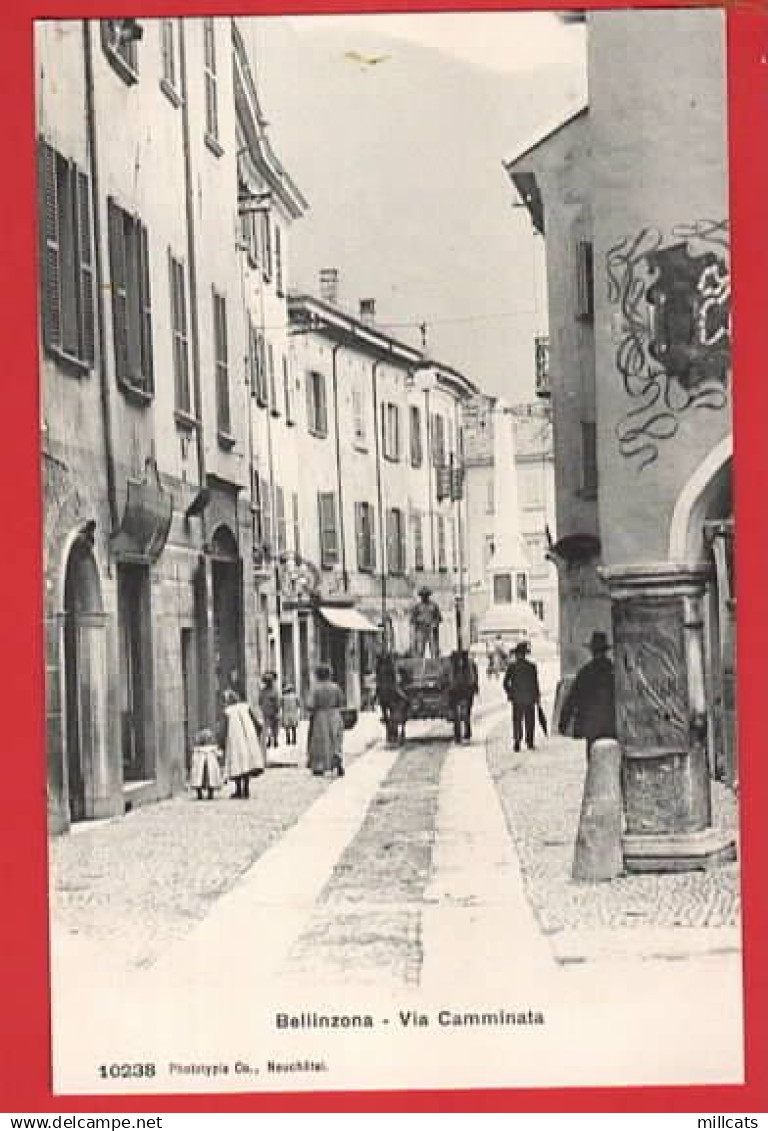 SWITZERLAND    TICINO   BELLINZONE.     VIA CAMMINATA